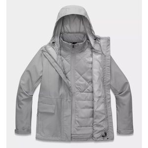 Women's Monarch Triclimate Jacket - grey - women’s size medium - 2 jackets in 1